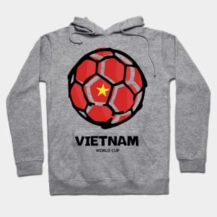 Vietnam Football Country Flag Hoodie